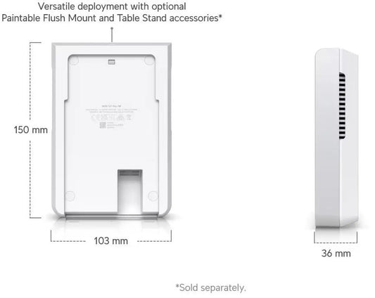 Ubiquiti UniFi U7 Pro Wall 802.11be Wireless Access Point - Indoor POE+
