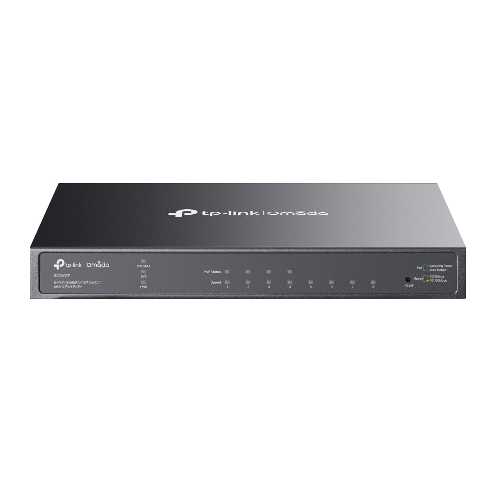 TP-Link SG2008P JetStream 8-Port Gigabit Smart Switch with 4-Port PoE+