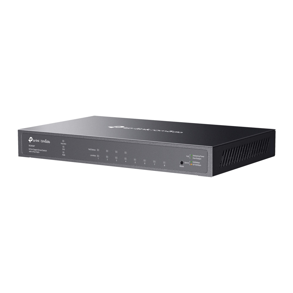 TP-Link SG2008P JetStream 8-Port Gigabit Smart Switch with 4-Port PoE+