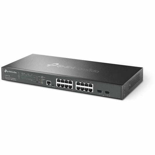 TP-Link SG3218XP-M2 Omada 16-Port 2.5G and 2-Port 10GE SFP+ L2+ Managed Switch with 8-Port PoE+