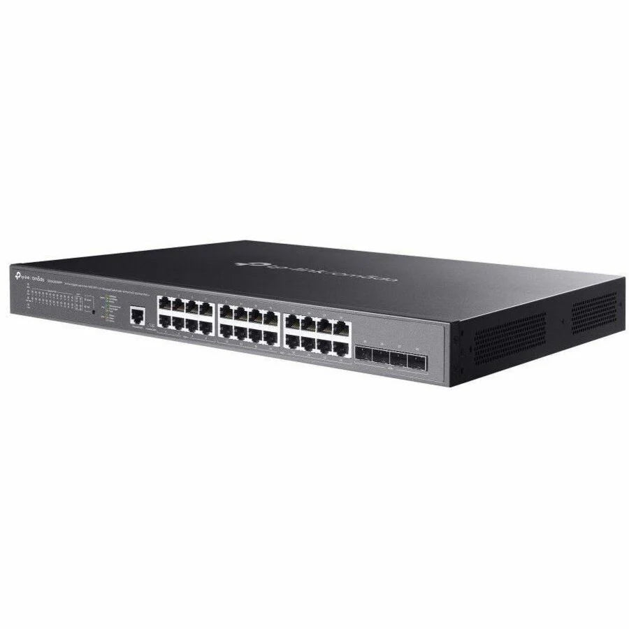 TP-Link SG3428XMPP Omada 24-Port Gigabit and 4-Port 10GE SFP+ L2+ Managed Switch with 16-Port PoE+ & 8-Port PoE++