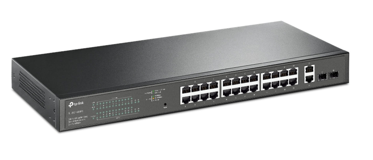 TP-Link TL-SG1428PE 28-Port Gigabit Easy Smart Switch with 24-Port PoE+. 24 10/100/1000Mbps