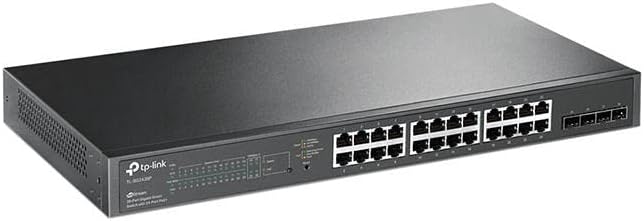 TP-Link TL-SG2428P JetStream 28-Port Gigabit Smart Switch with 24-Port PoE+