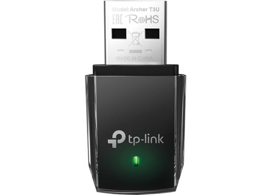 TP-Link T3U IEEE 802.11ac Dual Band Wi-Fi Adapter for Notebook