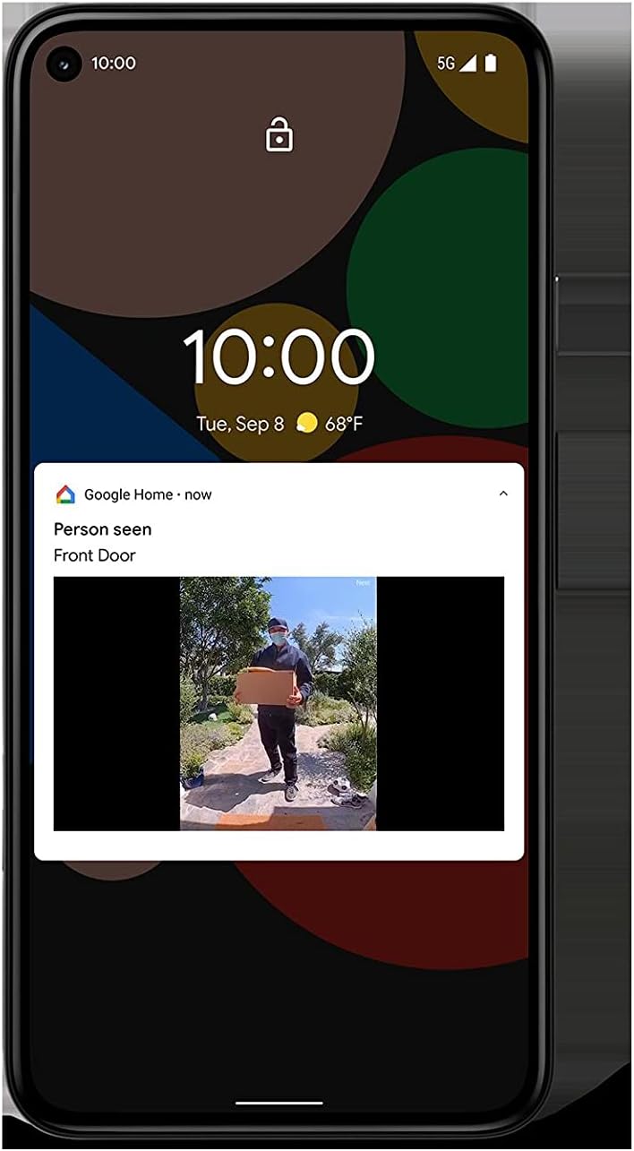 Google Nest Doorbell Battery, Battery Powered Video Doorbell, Snow