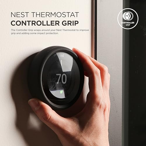Google Nest Learning Thermostat, 3rd Gen, Black (T3016CA)