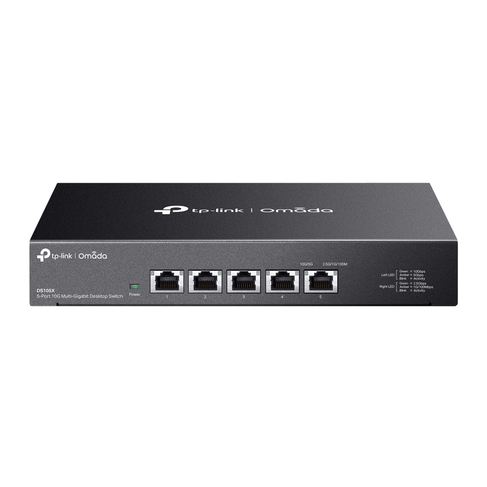 TP-Link DS105X Omada 5-Port 10G Unmanaged Desktop Switch