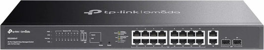 TP-Link TL-ES220GMP Omada 20-Port Gigabit Easy Managed Switch with 16-Port PoE+