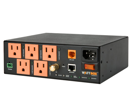 WattBox WB-300VB-IP-5 300 Series IP Power Conditioner (VersaBox) with OvrC Home, 5-Controlled Outlets