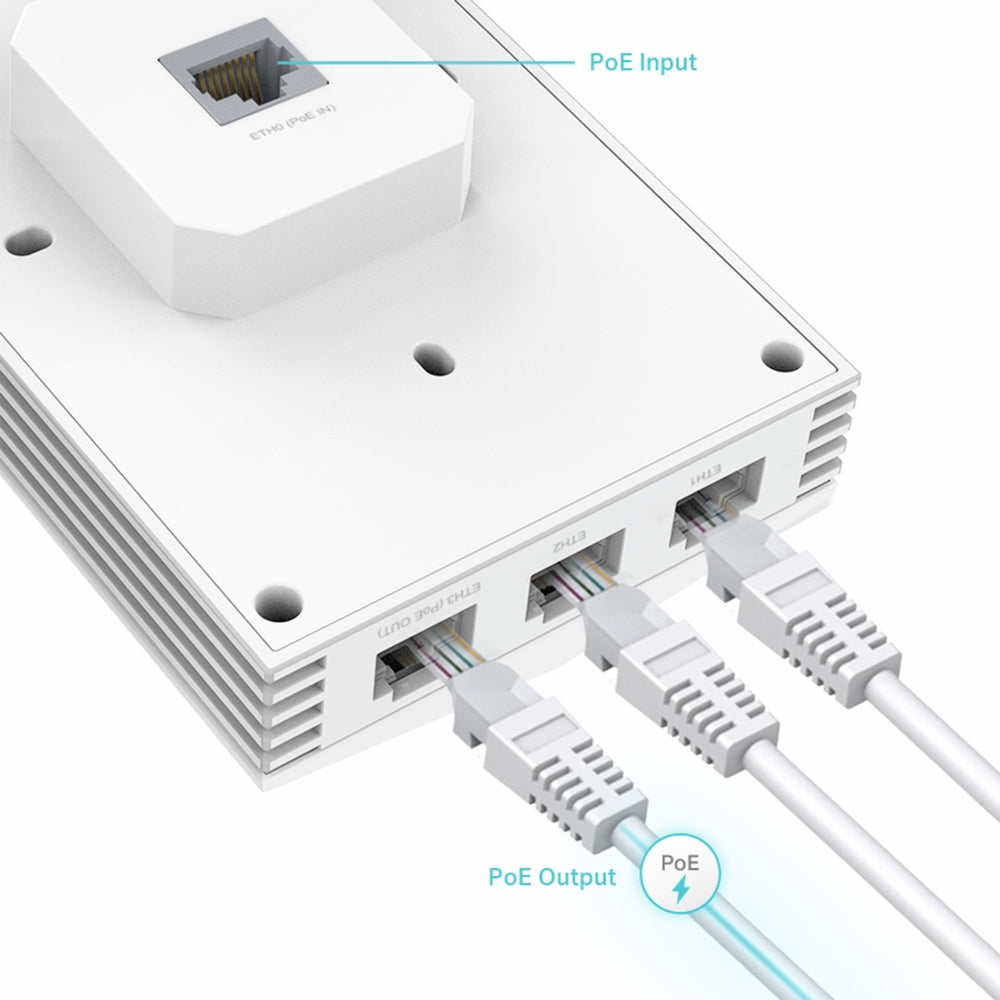 TP-Link EAP655-Wall AX3000 Wall Plate Wi-Fi 6 Access Point